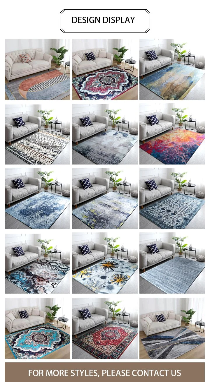 Amazon Hot Sale Soft Shaggy Eco-Friendly Floor Playing Mat Custom Logo Boho Bedroom Rug