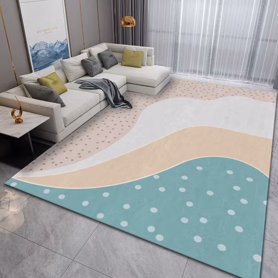 Мягкий современный домашний большой мохнатый ковер из овечьей шерсти для спальни, гостиной, общежития, детской комнаты, домашний декоративный, не